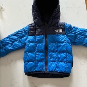 The North Face Kids Blue and Black Jacket
